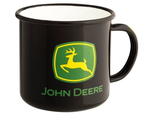 Kubek emaliowany czarny John Deere MCN000043209