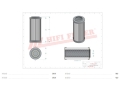 Filtr hydrauliczny SH57121 Hifi