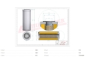 Filtr hydrauliczny SH66378 Hifi