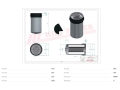 Filtr paliwa SN40785 Hifi - zamiennik  DZ115391