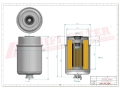 SN70244 FILTR PALIWA  RE509036