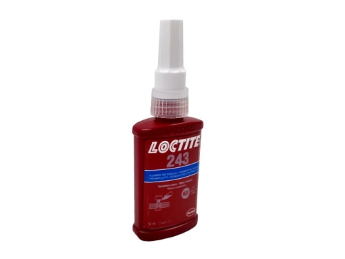 Klej do zabezpieczania połączeń gwintowych niebieski Loctite 243 50ml Landini 1427801M2