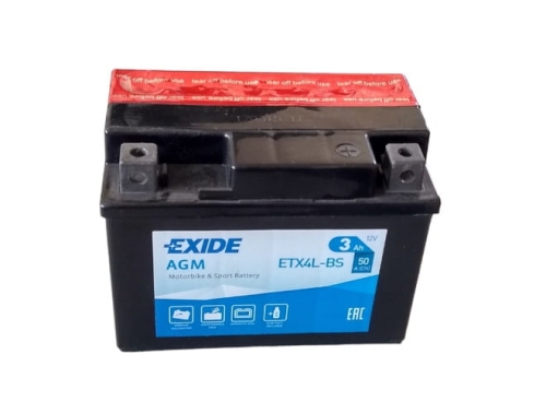 Akumulator EXIDE 12V 3Ah 50A MCEXYTX4L-BS